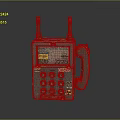 Vintage Uniden Electronic Device with Two Antennas Handset Display and Keypad