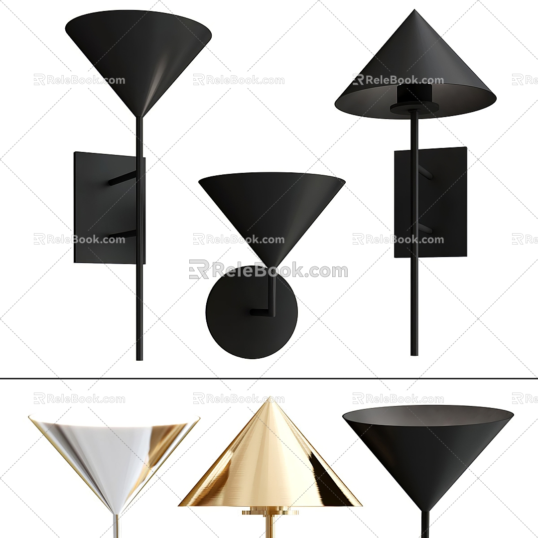 Modern wall lamp 3d model