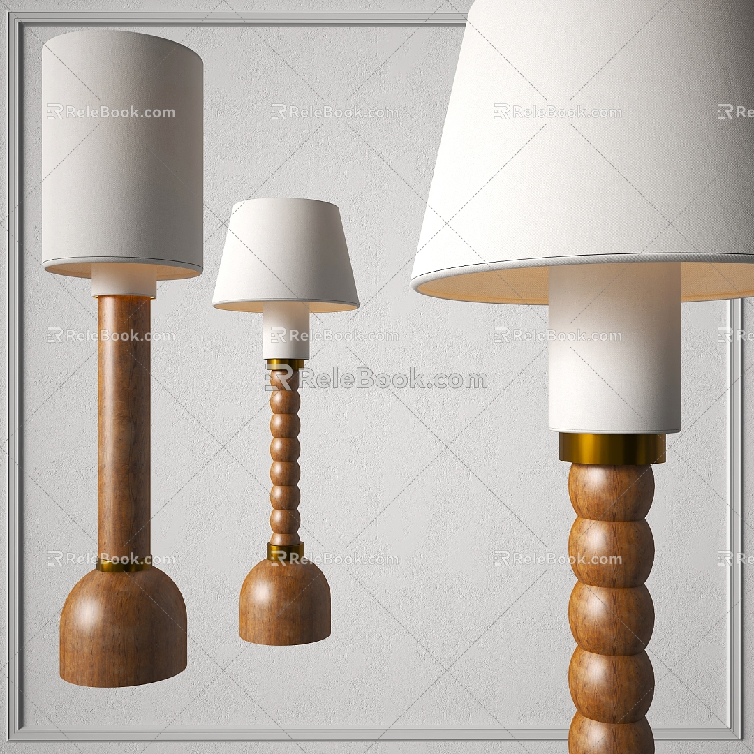 Quiet Wind Floor Lamp 3d model