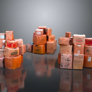 Box Bags Container Realistic Model Cartoon Model PBR Model Game Model 3d model