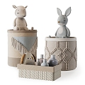 Modern Storage Basket Children's Toy Basket Plush Toy 3d model