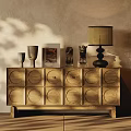 Ancient Decorative Cabinet Combination 3d model
