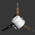Modern Tripod Floor Lamp With Wooden Legs And White Shade Design