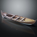 Modern Boat Small Boat Fishing Boat Speedboat 3d model