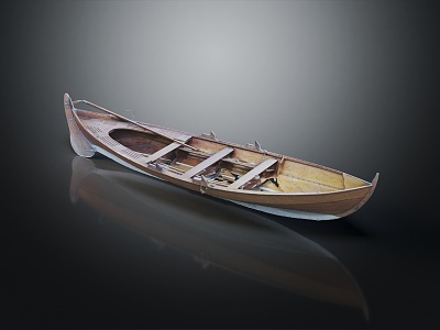 Modern Boat Small Boat Fishing Boat Speedboat 3d model