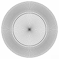 Modern Decorative Round Gold Sunburst Frame Mirror With Radiant Design