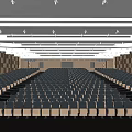 Modern Conference Hall Multi-function Hall Report Hall 3d model