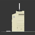 Multifunctional Electronic Printer With Power Button And Number 3 Display On Circular Mat