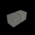 Durable Textured Building Component With Diagonal Line Pattern And Smooth Edge