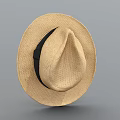 Classic Straw Hat with Black Band Stylish Summer Fashion Accessory for Outfits