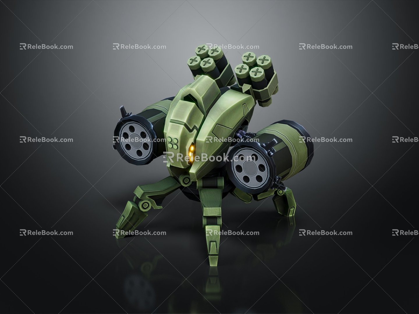 Modern Robot Tower Defense Robot Automatic Defense Robot 3d model