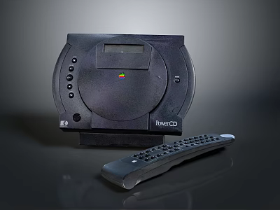 RCA RIVECD CD Player Device With Remote Control And Function Buttons 3d model