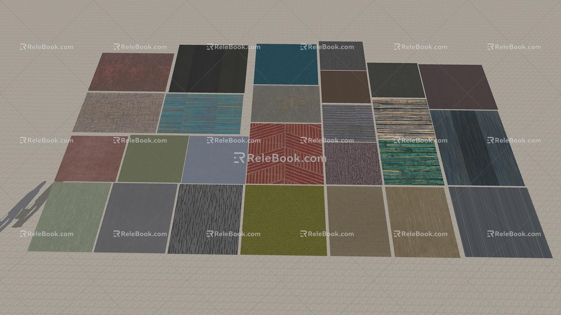 Modern floor tile wallpaper decoration materials indoor paving tiles floor tiles wall tiles 3d model