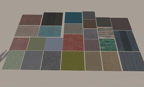 Modern floor tile wallpaper decoration materials indoor paving tiles floor tiles wall tiles 3d model