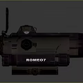 ROMEO7 Tactical Rifle Scope With Purple Design Flip Up Cover And Brand Logo