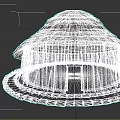 Traditional Round Thatched Roof Building With Wooden Walls And Earthen Base