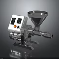 Industrial ZL80 Machine With Stainless Steel Hopper Control Panel And Extruder