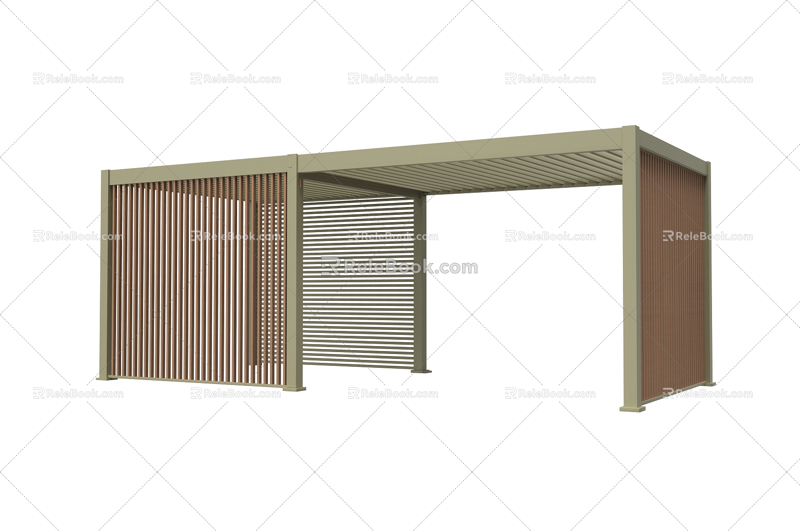 Modern outdoor garden terrace gazebo pavilion porch rack electric automatic gazebo canopy screen window gazebo 3d model