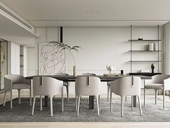 Modern Restaurant 3d model