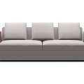 Modern double sofa 3d model