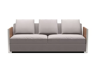 Modern double sofa 3d model
