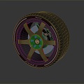 Modern Tire Wheel Wheel New Tire 3d model