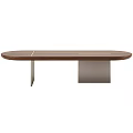 Modern Wooden Tables With Metal Support Legs And Different Color Tops Design