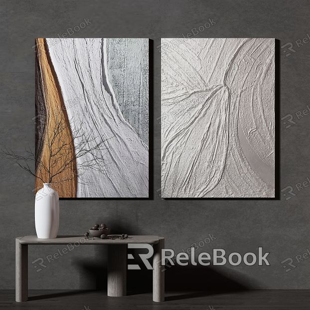 modern decorative painting model