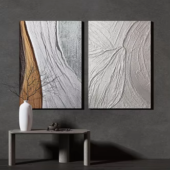 modern decorative painting 3d model