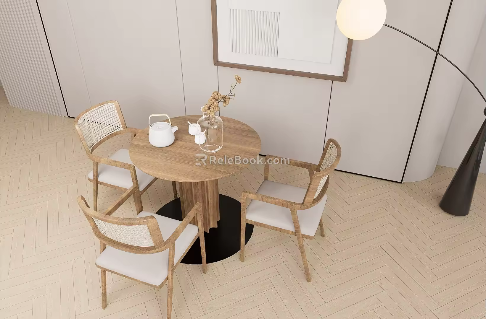 Lounge Table Negotiation Table Coffee Table 3d model