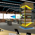 China Telecom Specialty Store With Mobile Phones Display Shelves And Products