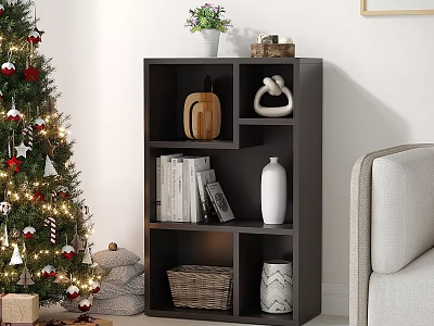 Italian Children's Storage Locker Side Cabinet Christmas Tree Atmosphere Sofa Ornaments 3d model