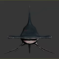Realistic Blue Hammerhead Shark 3D Model With Distinctive Head Shape 3d model