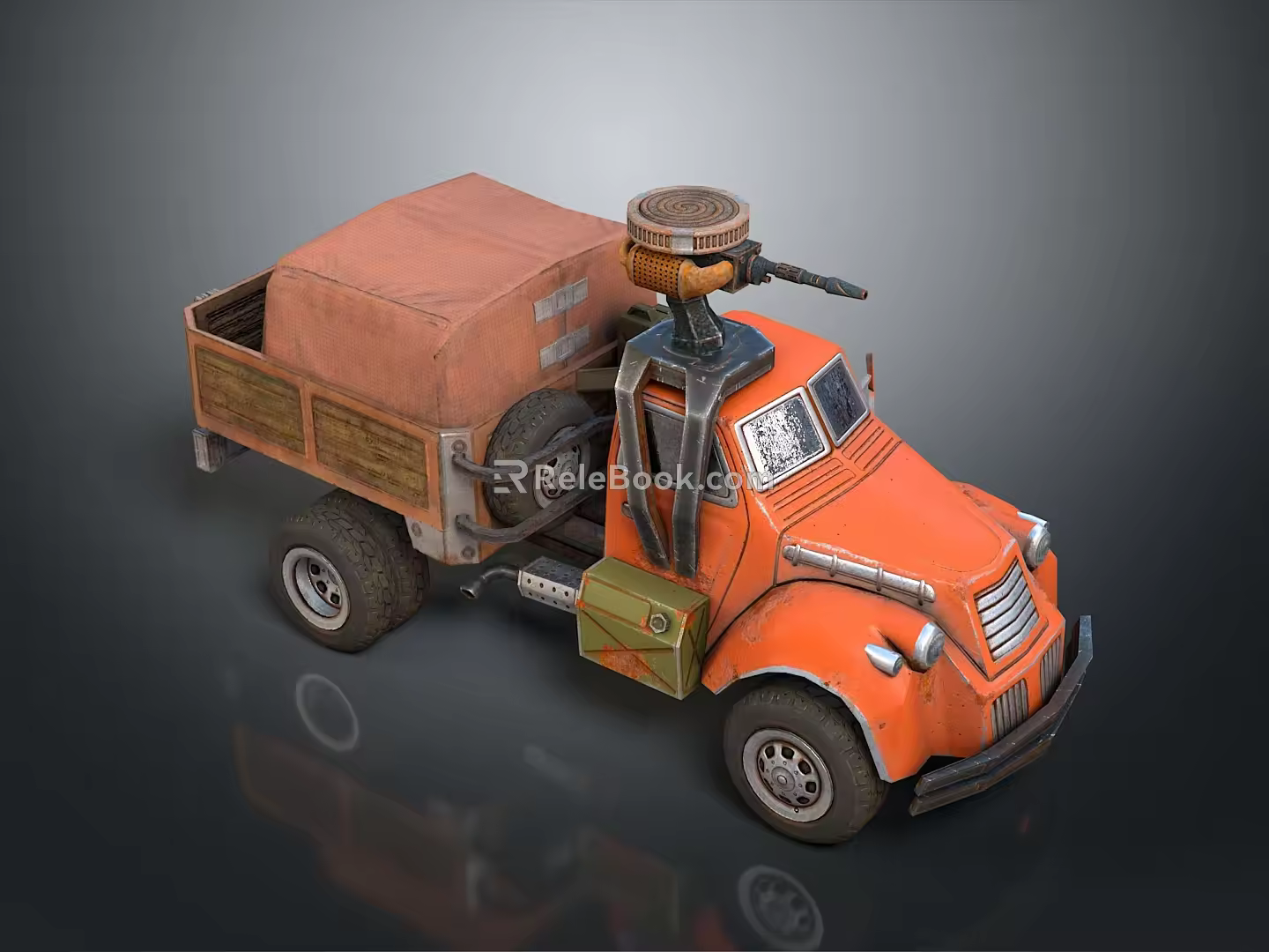 Self-made armed car modified car modified car chariot doomsday car self-made car self-made car modified car 3d model