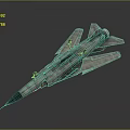 Detailed Military Fighter Jet With Sharp Nose Cockpit And Wing Design On Gray Background