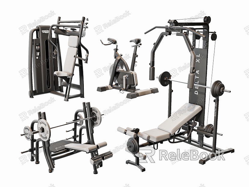 Modern Fitness Equipment model