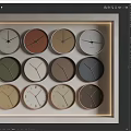 Modern clock wall clock 3d model