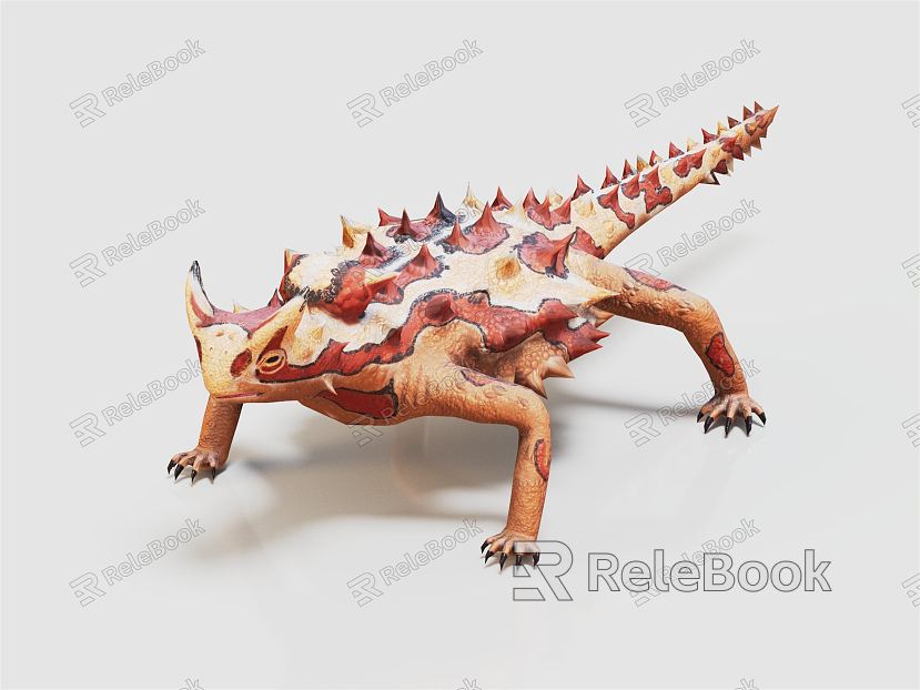 Modern Lizard Spiny Lizard model