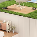 Villa Balcony Foldable Drying Rack For Indoor Outdoor Multi Scene Use And Space Saving Storage