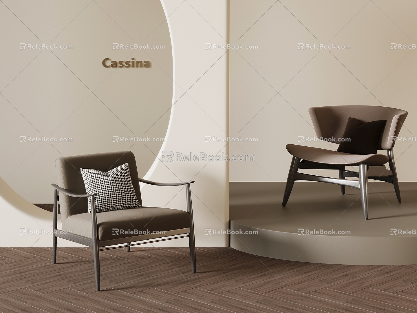 Leisure Chair Single Sofa 3d model