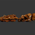 Modern Walnut Cotton Walnut Hemp Walnut Iron Walnut Melon Seeds Keppel Walnut 3d model