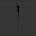 scepter ancient scepter walking stick tongue scepter 3d model