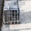 Modern Multi Storey Industrial Factory Building With Steel Structure Roof Ventilation Systems And Open Area Roads