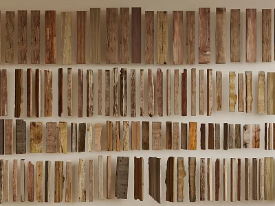 New Chinese Old Wood Plank 3d model