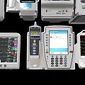Medical Monitoring Devices Multi Parameter ECG Monitors With Digital Screens And Various Clinical Models