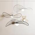 Modern Chandelier Hat Decorative Chandelier 3d model