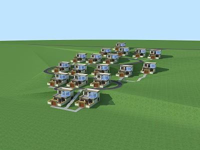 tibetan architecture 3d model