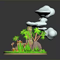 Game Environment Game Scene Fairy Tale Scene Fairy Tale Magic Scene Magic Item Fantasy Scene 3d model