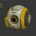 Yellow And Silver Mechanical Component With 16766 Number And Circular Center