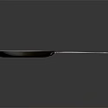 Delicious Fried Egg Cooked In A Frying Pan With Runny Yolk On Dark Background